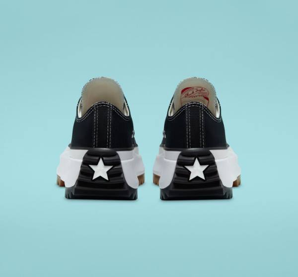 Converse Run Star Hike Platform Sneakers Low Sort Hvide | CV-931FKU
