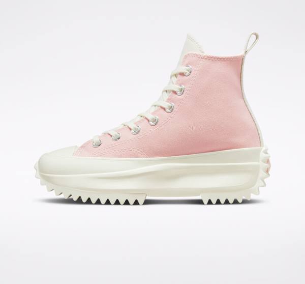 Converse Run Star Hike Platform Tri-Panel Color Block Sneakers High Lyserød | CV-628UCY