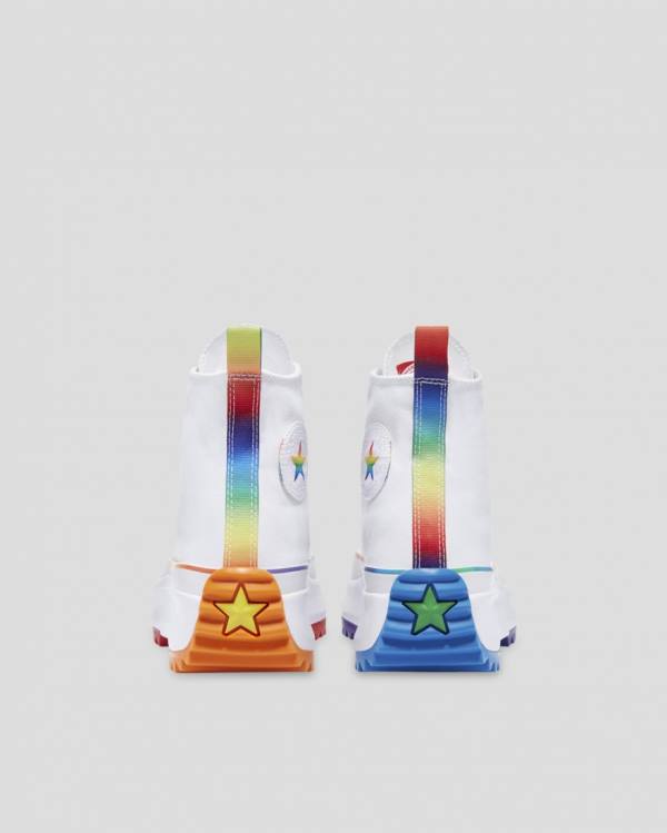 Converse Run Star Hike Pride Sneakers High Hvide | CV-154DMY
