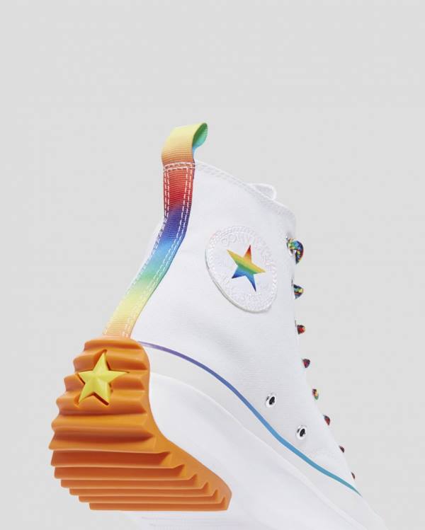 Converse Run Star Hike Pride Sneakers High Hvide | CV-154DMY