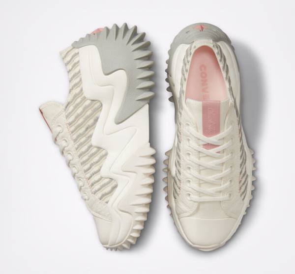 Converse Run Star Motion Platform Crafted Canvas Sneakers Low Olivengrøn Brune | CV-692SAD