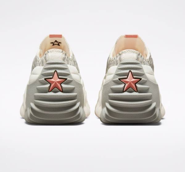 Converse Run Star Motion Platform Crafted Canvas Sneakers Low Olivengrøn Brune | CV-692SAD