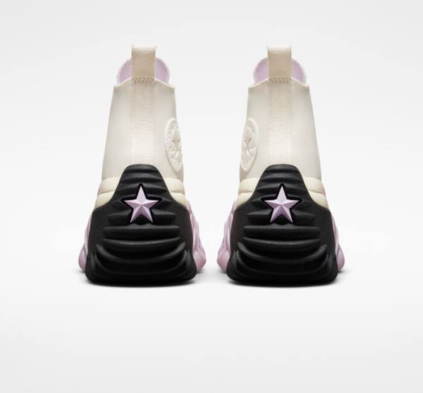 Converse Run Star Motion Platform Ombre Sneakers High Sort Lilla Hvide | CV-750ASH