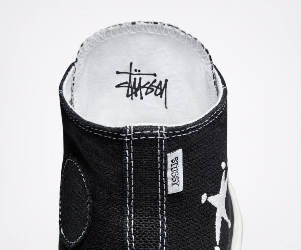 Converse Stussy Chuck 70 Sneakers High Sort Hvide | CV-402CBH