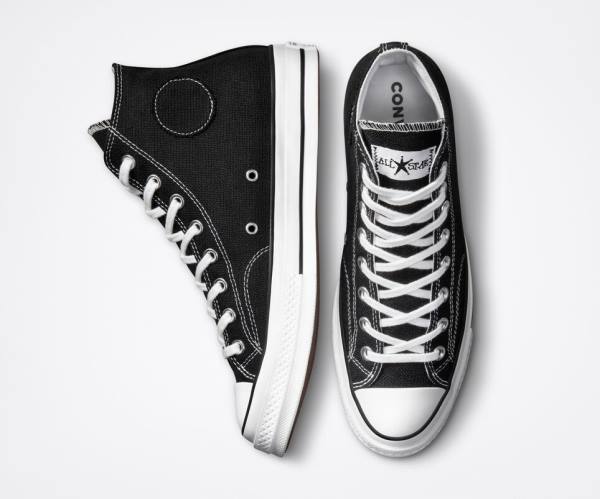 Converse Stussy Chuck 70 Sneakers High Sort Hvide | CV-794TON